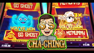 I got the Go Ghost and Mo Mummy Features on Spooky Link!