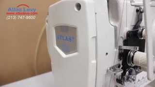 Fully Automatic Single Needle Compound Feed Machine with Thread Trimmer Atlas USA AT1508-7