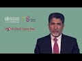 World Blood Donor Day 2023 | Statement by WHO Regional Director for the Eastern Mediterranean