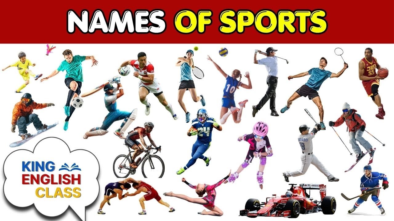 Learn 30 Sports Names in English