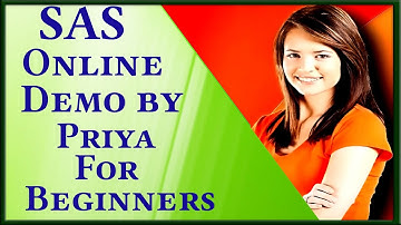 SAS Online Training For Beginners By Priya
