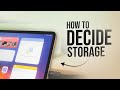 How to Decide Storage for iPad (explained)