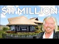 Richard Branson&#39;s Private Island Estate For Billionaires