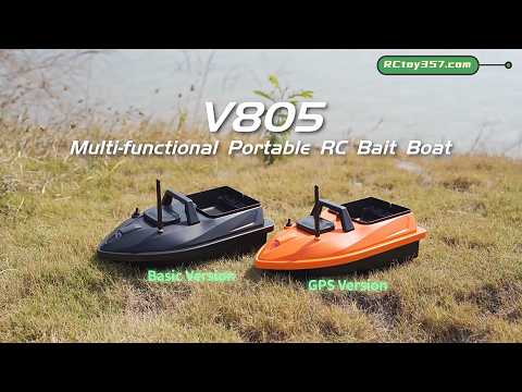 Flytec V805 GPS RC BAIT BOAT 500M Detection Distance 24 Fishing SpotsIntelligent Outdoor Fishing