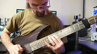 Contriver Guitars playthrough of Active Damage Analysis (short)