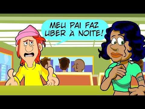 Ele quer ajudar o pai com as contas! Do jeito...