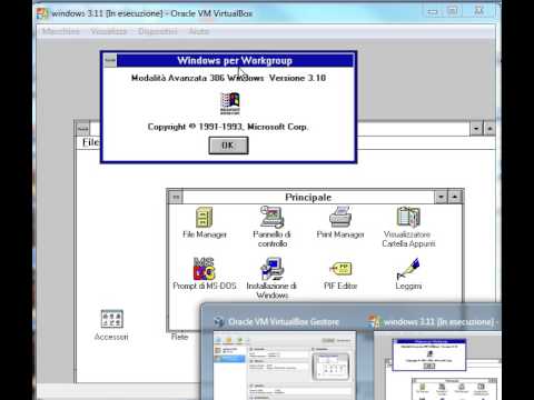 windows 3 11 vhd ita - YouTube