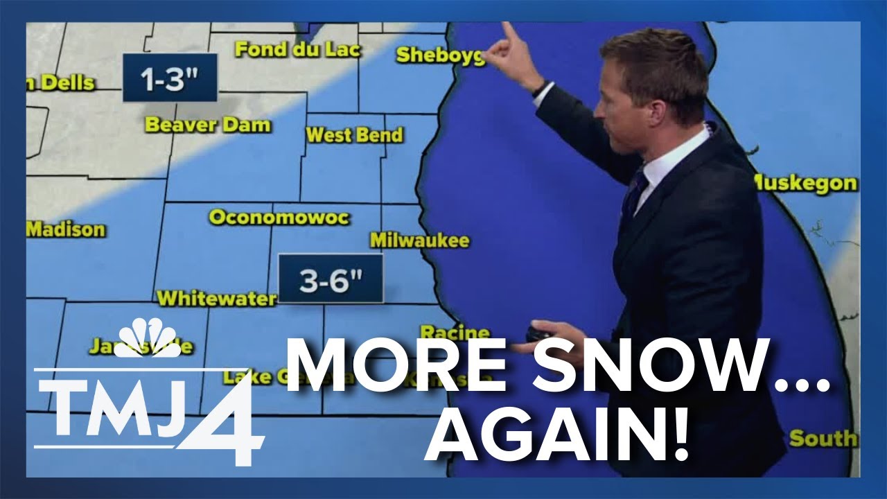 Six inches of snow possible on Friday in Southeast Wisconsin - YouTube