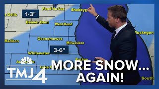 Six inches of snow possible on Friday in Southeast Wisconsin screenshot 5