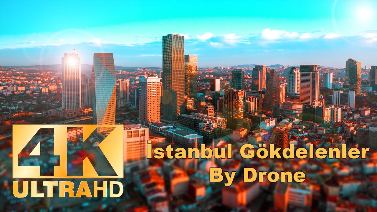 4K Levent Plazalar Gün Batımı