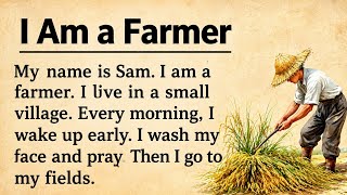 I Am a Farmer | Easy English Story for Beginners|| Very Helpful Story For begginers 