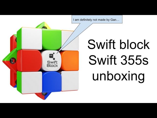Swift Block Swift 355s 3x3x3 unboxing 