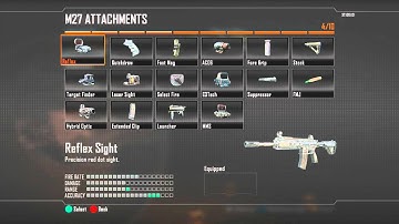 Black ops 2 best gun: M27 class setup ( Call of Duty Multiplayer )