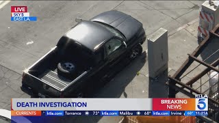 Man Found Dead In Pickup Truck With Shattered Window In East L.a.
