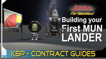 Low Tech Mun Landing | KERBAL SPACE PROGRAM Contract Tutorials