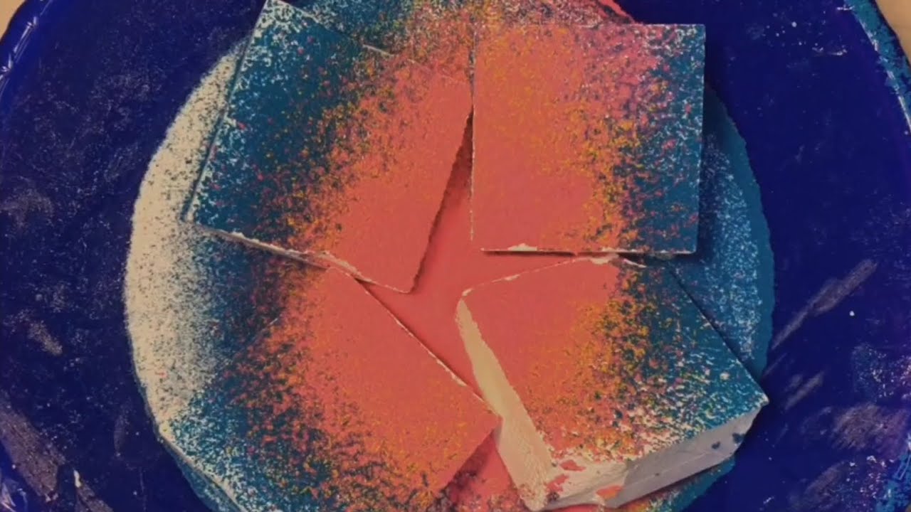 🌅 Dreamy Sunset Gradient | Gym Chalk Crush ASMR