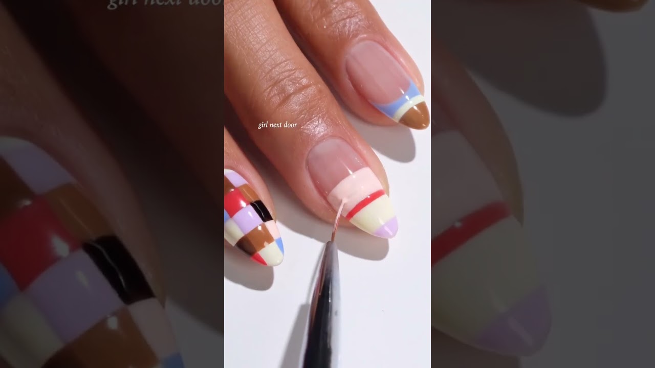 Retro lines with a modern twist ♥️||☐||🤎 DND 2345|575| DC 065|888|317| DV 194|083|077|270 #dndgel