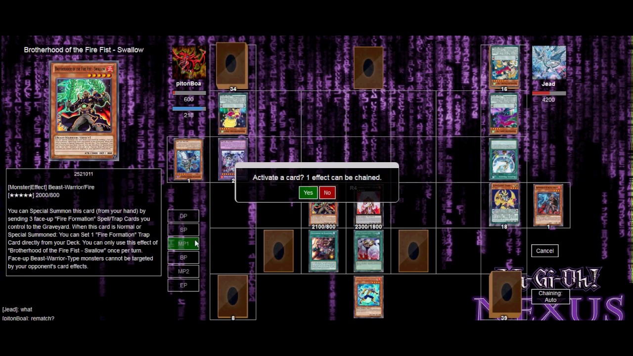 YuGIOh! Dueling Nexus 60 cards fire fist deck YouTube