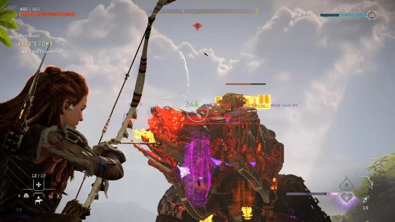 Horizon Forbidden West | Coward vs Apex Thunderjaw - YouTube