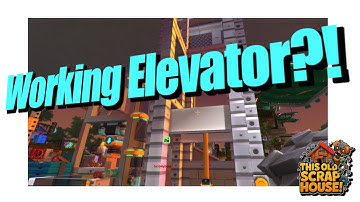 Easy Working Elevator Build Tutorial (Logic Guide) - Scrap Mechanic Survival Ep 24