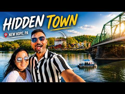 USA Ka Yeh Hidden Town Bilkul Movie Jaisa Hai! 😍 | New Hope & Lambertville