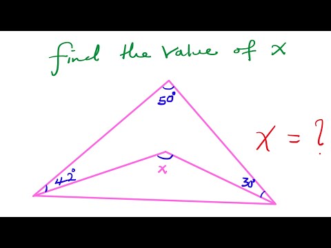 Find Angle X In Seconds Smart Geometry Shortcut 