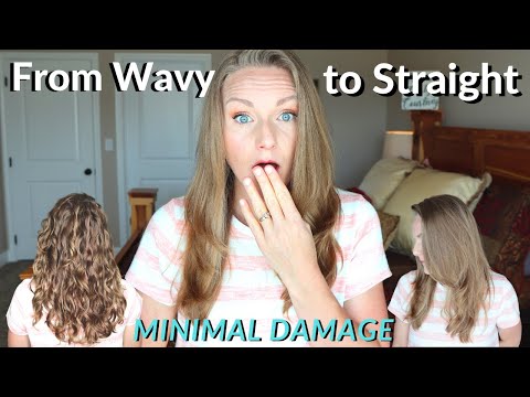 COMO alisar o cabelo com danos mínimos ????????????