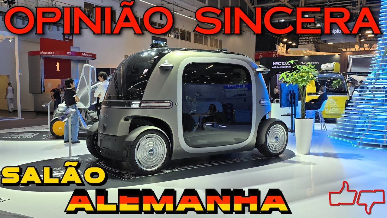 SALÃO do AUTOMÓVEL da Alemanha: Novidades, carros DIFERENTES, além de Volkswagen, BMW, Mercedes Benz