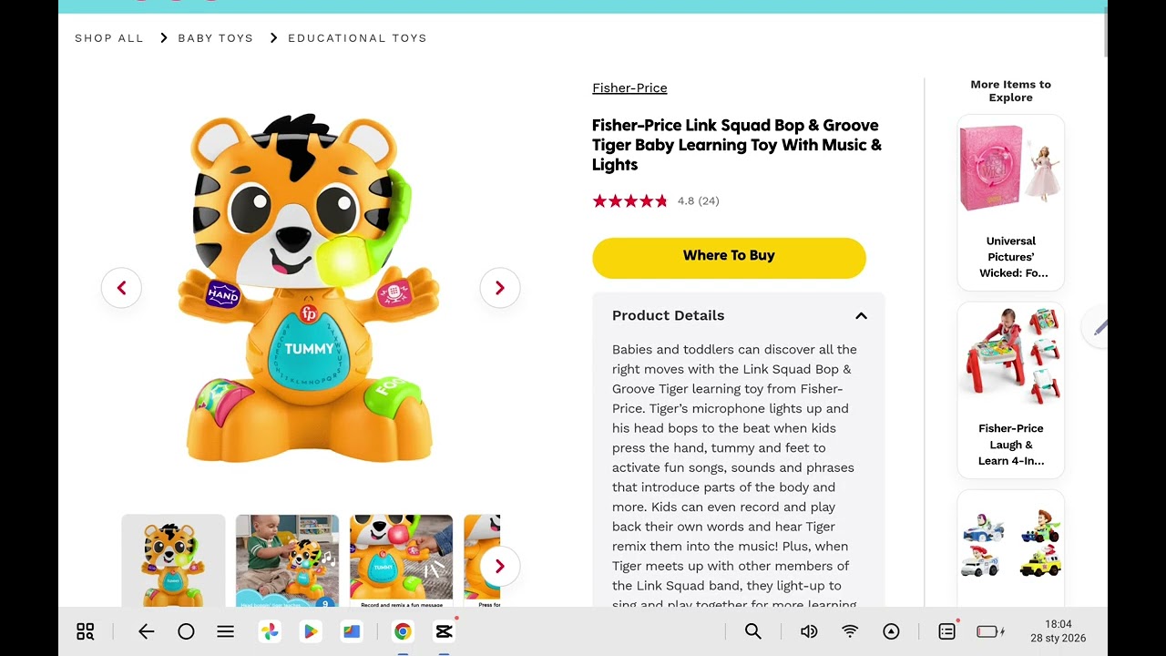 I read the Bop & Groove Tiger info and reviews