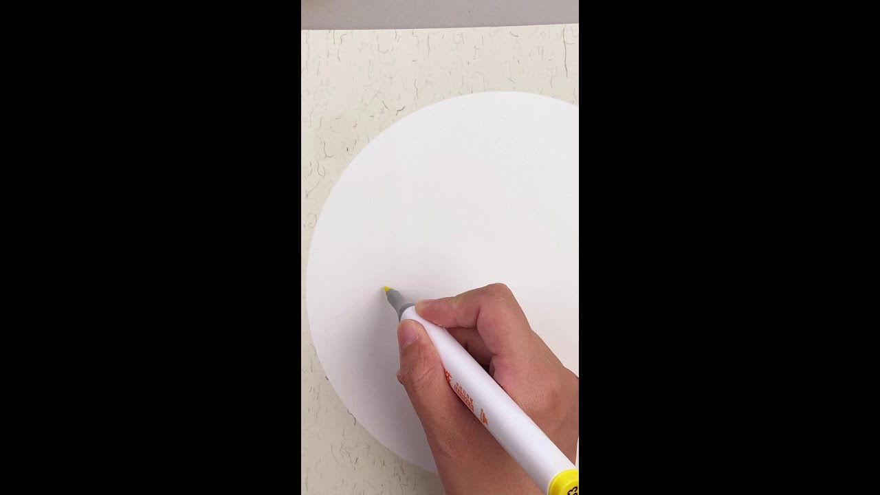 Watercolor pen# blooming painting suitable for kindergarten study, the blooming process is too heal