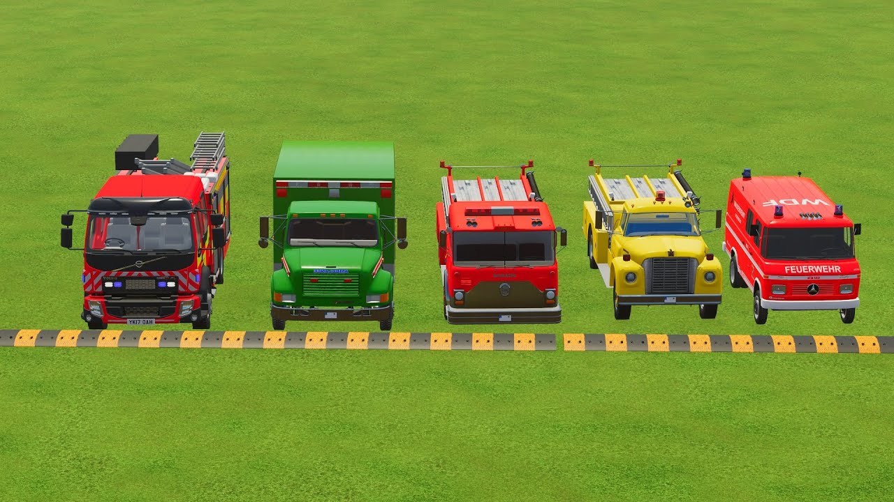 FS22 🚛 Transport All Cars, Ambulances, Police & Fire Trucks