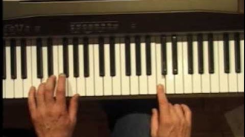 Piano Lesson - How to Play the C major scale (left hand)