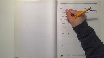 Eureka Math Grade 1 Module 1 Lesson 34 Homework | #mathwithaubrey #answers