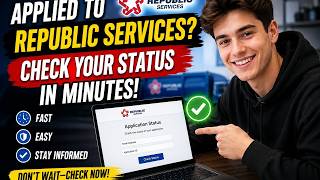How to check your Republic Services application status online screenshot 5