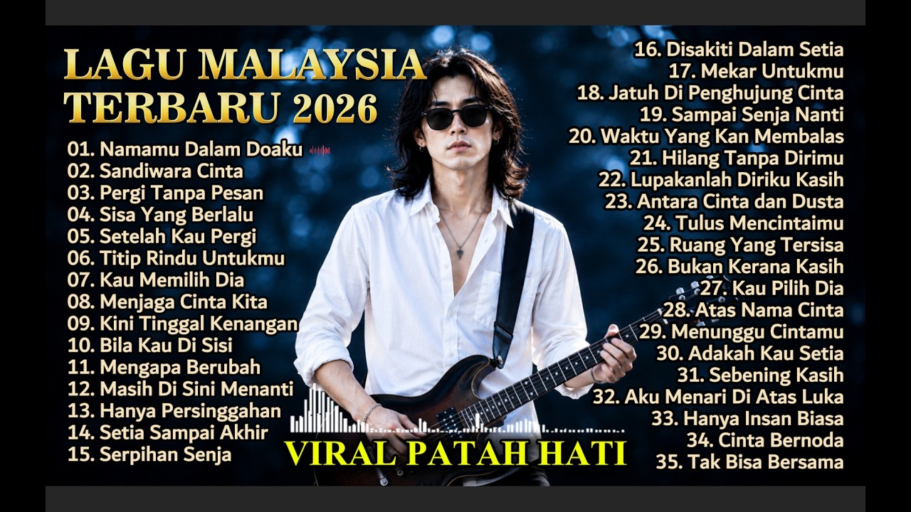 LAGU SLOW ROCK MALAYSIA TERBARU 2026/Paling Sedih Menyayat Hati/Slow Melayu/🎶Namamu Dalam Doaku