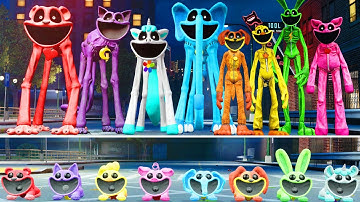 All Smiling Critters Turned into Big Smiling Critters, Poppy Playtime | Garry