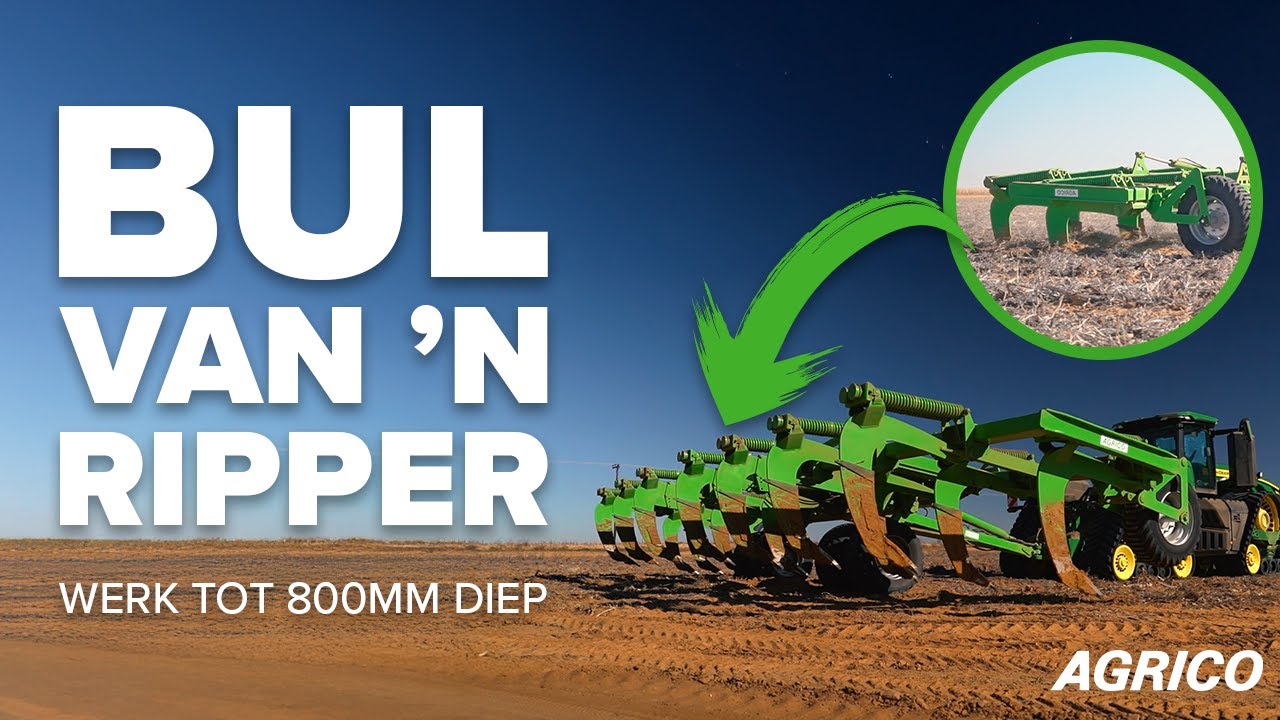Agrico T1250: Ons Grootste Ripper saam met die John Deere 9RX 830 - YouTube