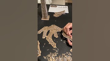 3d puzzle of Eiffel Tower #3dpuzzle #eiffeltower #puzzler