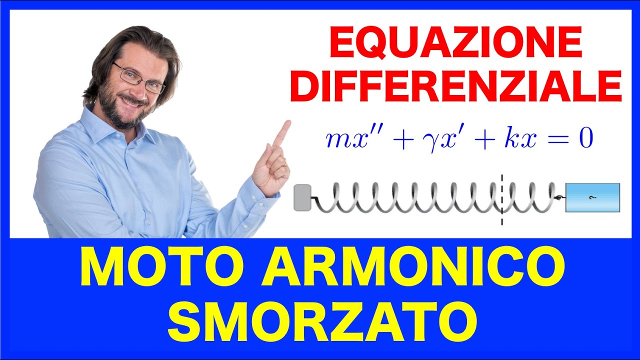 Moto armonico smorzato e equazioni differenziali