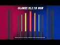 Ulanzi VL119 Handheld RGB Colorful Stick Light 19.68 inch Handheld LED Light Wand CRI 95+ 2500K-9000