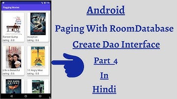 Android Paging with Room Database in hindi - Create Dao Inteface part 4 in hindi