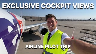 Download Lagu 5 Day Airline Pilot Trip, No Nights Away From Home | Pilot Vlog MP3