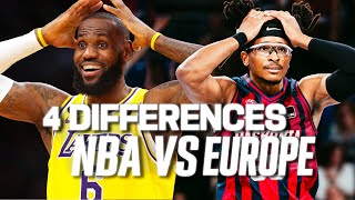 4 DIFFERENCES BETWEEN THE NBA & PLAYING IN EUROPE