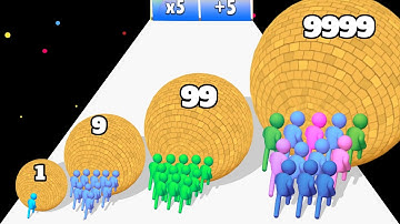 Rescue Push Run 3D - Count Master Max Level ASMR Gameplay #asmrgameplay #levelup #satisfyingasmr