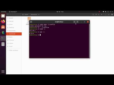 How to install node-v12.18.1-linux-x64 binary archive on Ubuntu 20.04 LTS? on Linux using Terminal