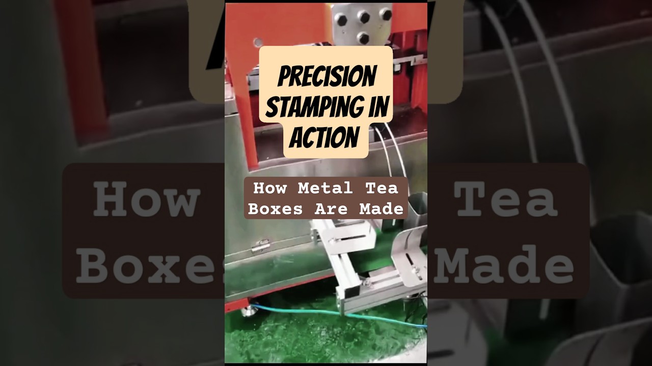 Incredible Metal Tea Box Forming Machine – Satisfying Factory Process