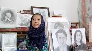 Disabled Afghan Girl Painter Dreams Of A Bright Future