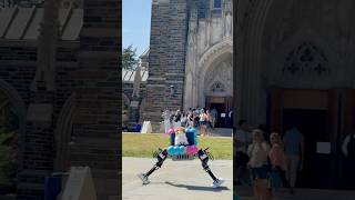 Robot Dance Party on the Duke Chapel Quad