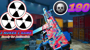 190 KILLS + "STRIKER" TRIPLE NUKE on SHIPMENT | Modern Warfare 3 Multiplayer (No Commentary)