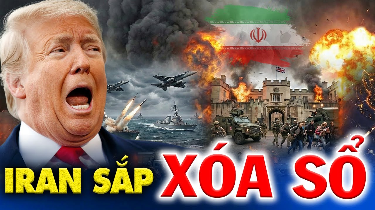 Báo động đỏ: Mỹ dồn lực tấn công , Anh sơ tán đại sứ quán, Iran đóng cửa bầu trời